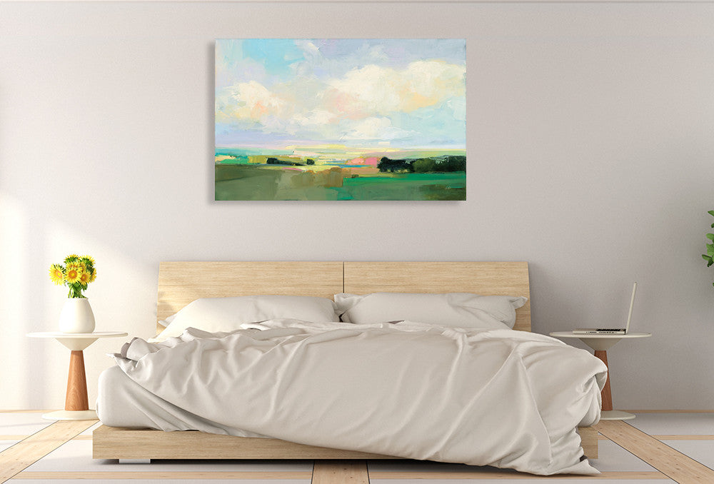 Summer Sky I Wall Art Print on the wall