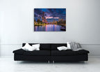 Summer Sunset Australia Wall Art Print on the wall