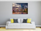 Summer Sunset Melbourne Wall Art Print on the wall