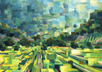 Summer Green Field Wall Print