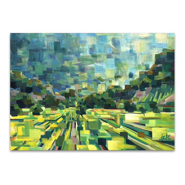 Summer Green Field Wall Print