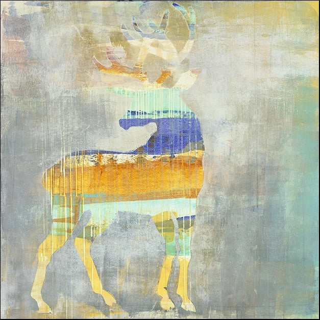 Sunrise Stag Wall Art Print