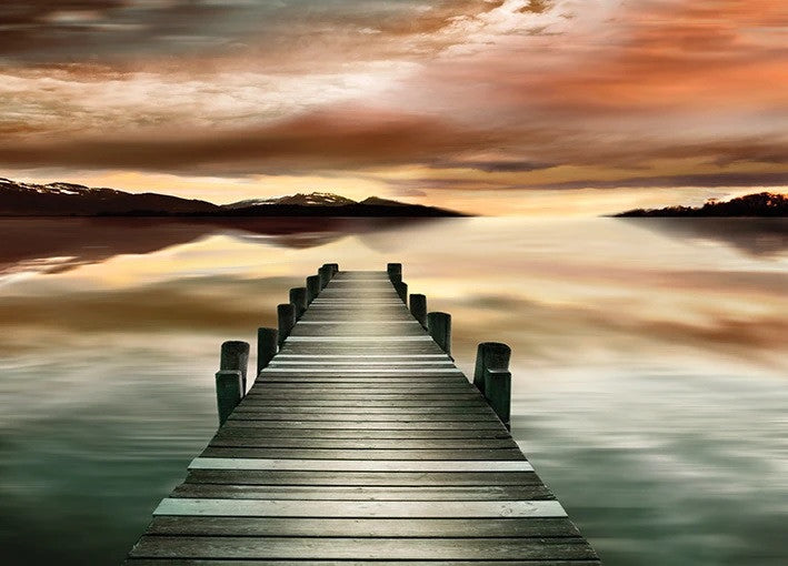 Sunset Jetty Wall Art Print