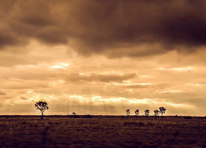 Sunset Queensland Australia Wall Art Print