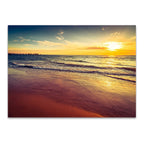 Sunset at Glenelg Beach Wall Art Print
