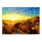 Sunset in Greece Wall Art Print