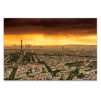 Sunset to Paris Wall Art Print