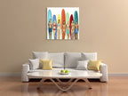 Surfing Sports Wall Print on the wall