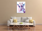 Sweet Pea Wall Art Print on the wall