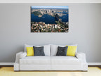 Sydney City Aerial View Wall Print on the wall