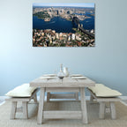 Sydney City Aerial View Wall Print on the wall