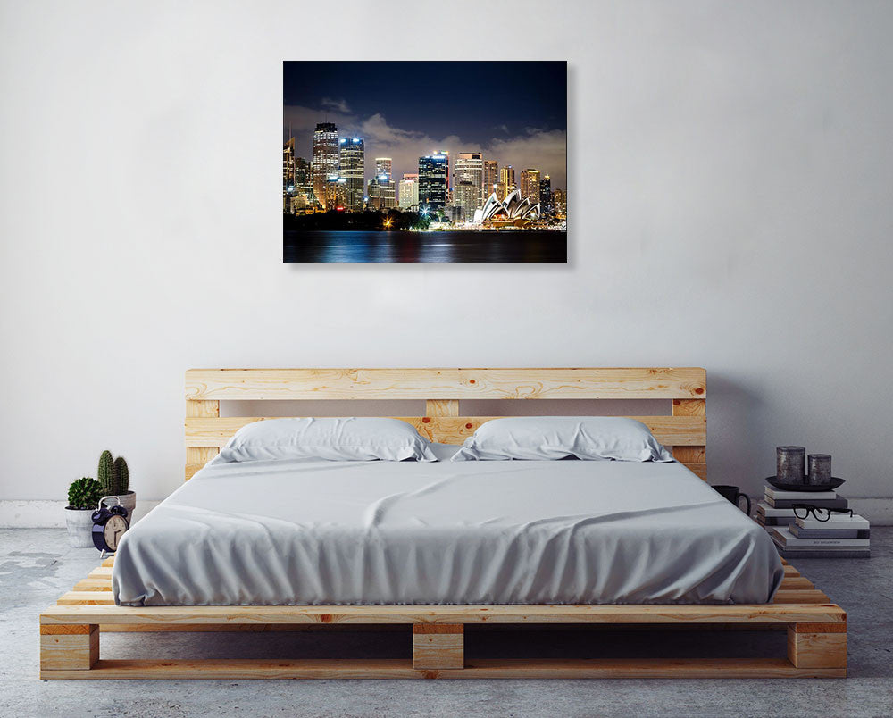 Sydney City Center Wall Art Print on the wall