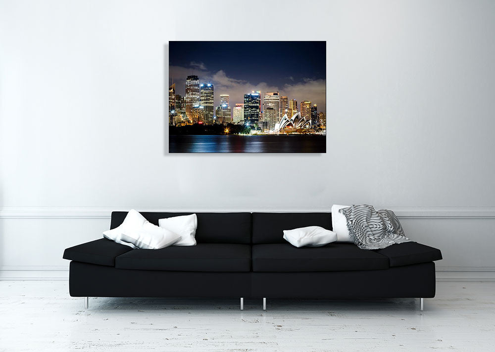 Sydney City Center Wall Art Print on the wall