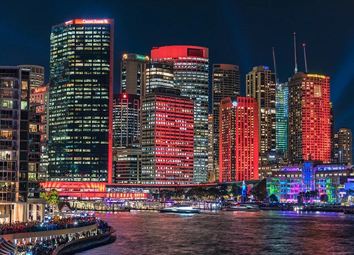 Sydney City Skyline Wall Art Print