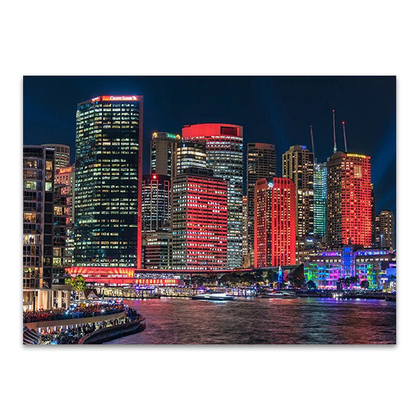 Sydney City Skyline Wall Art Print