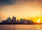 Sydney City Sunset Wall Art Print