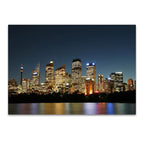 Sydney City at Night Wall Art Print