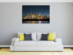 Sydney City at Night Wall Art Print on the wall