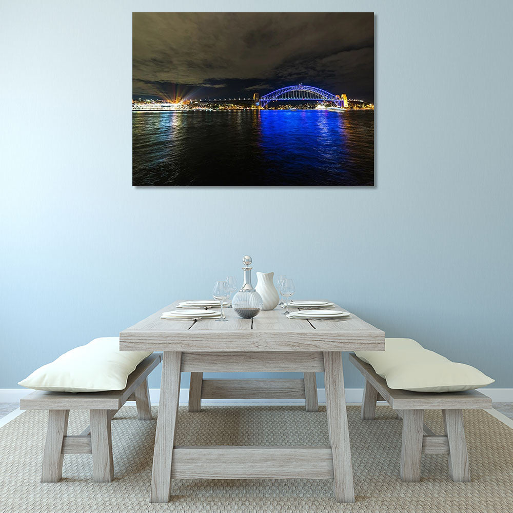 Sydney Harbour Bridge Wall Art Print on the wall