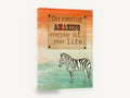 Amazing Zebra Quote, zebra inspirational quote illustration, animal canvas wall art print ready to hang