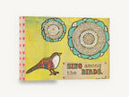 Sing Among Birds, folk art bird quote illustration, animal canvas wall art print ready to hang