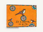 Let Me Sing Birds, folk style bird quote illustration, animal canvas wall art print ready to hang