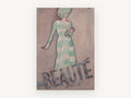 Mme Beauté Atelier, vintage canvas wall art print, front view