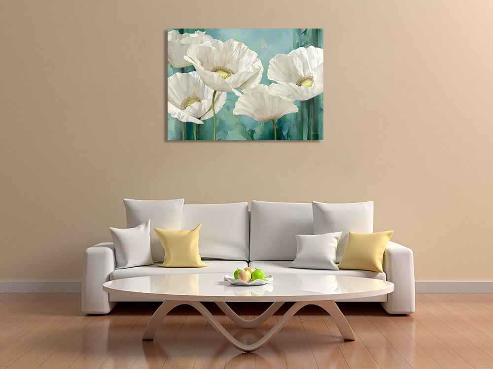 Tasmania Poppies Wall Art Print on the wall