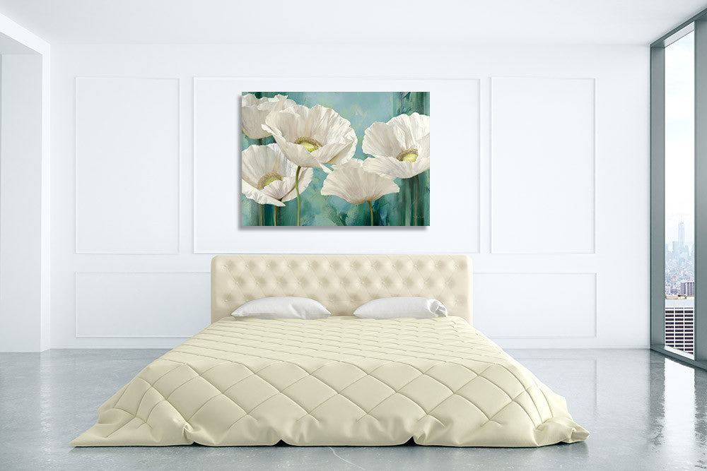 Tasmania Poppies Wall Art Print on the wall