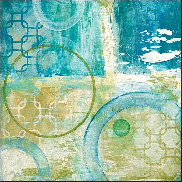 Teal Aire II Wall Art Print