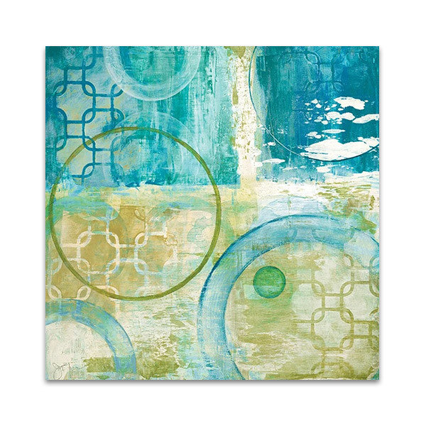 Teal Aire II Wall Art Print