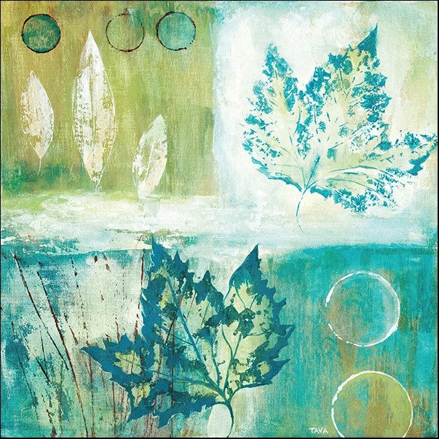 Teal Earth II Wall Art Print