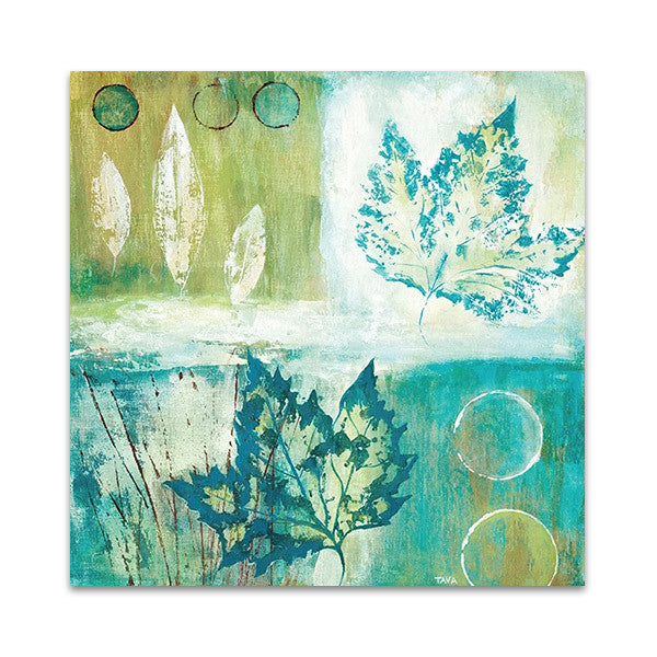Teal Earth II Wall Art Print