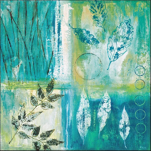 Teal Earth I Wall Art Print
