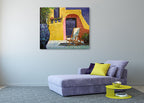 Terrace on the wall