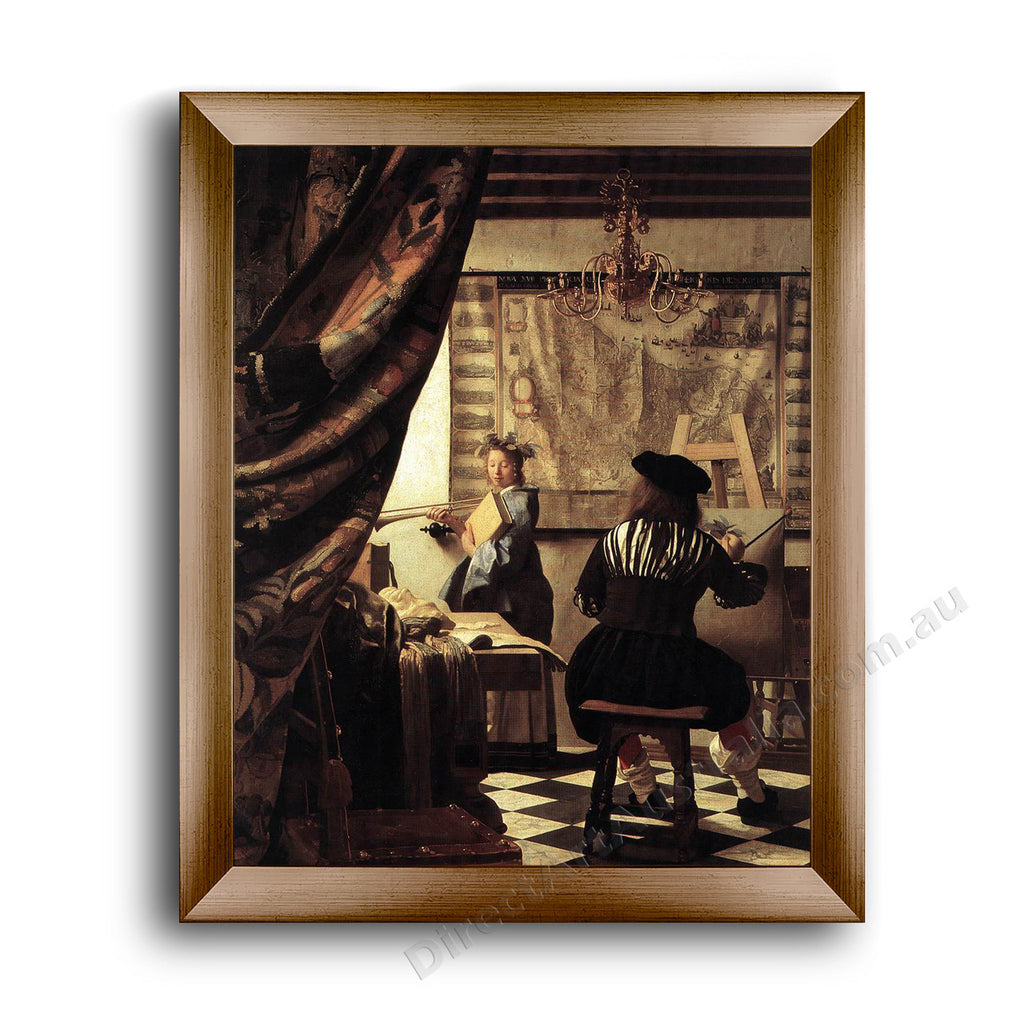 Modern Flat Gold Frame