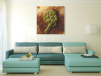 The Artichoke Fruit Wall Art Print on the wall