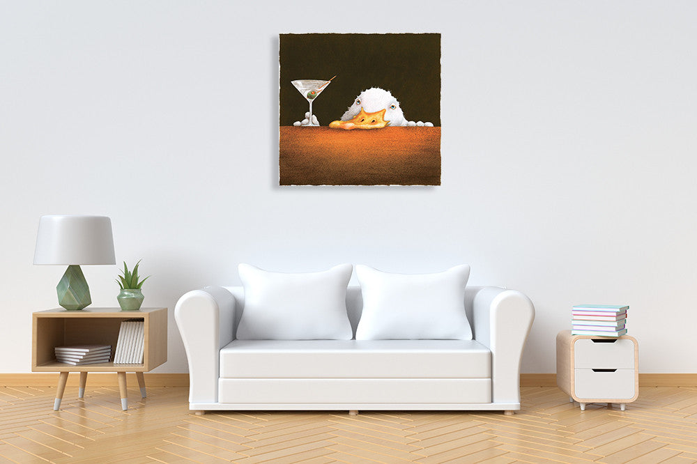 The Bar Bill Wall Art Print on the wall