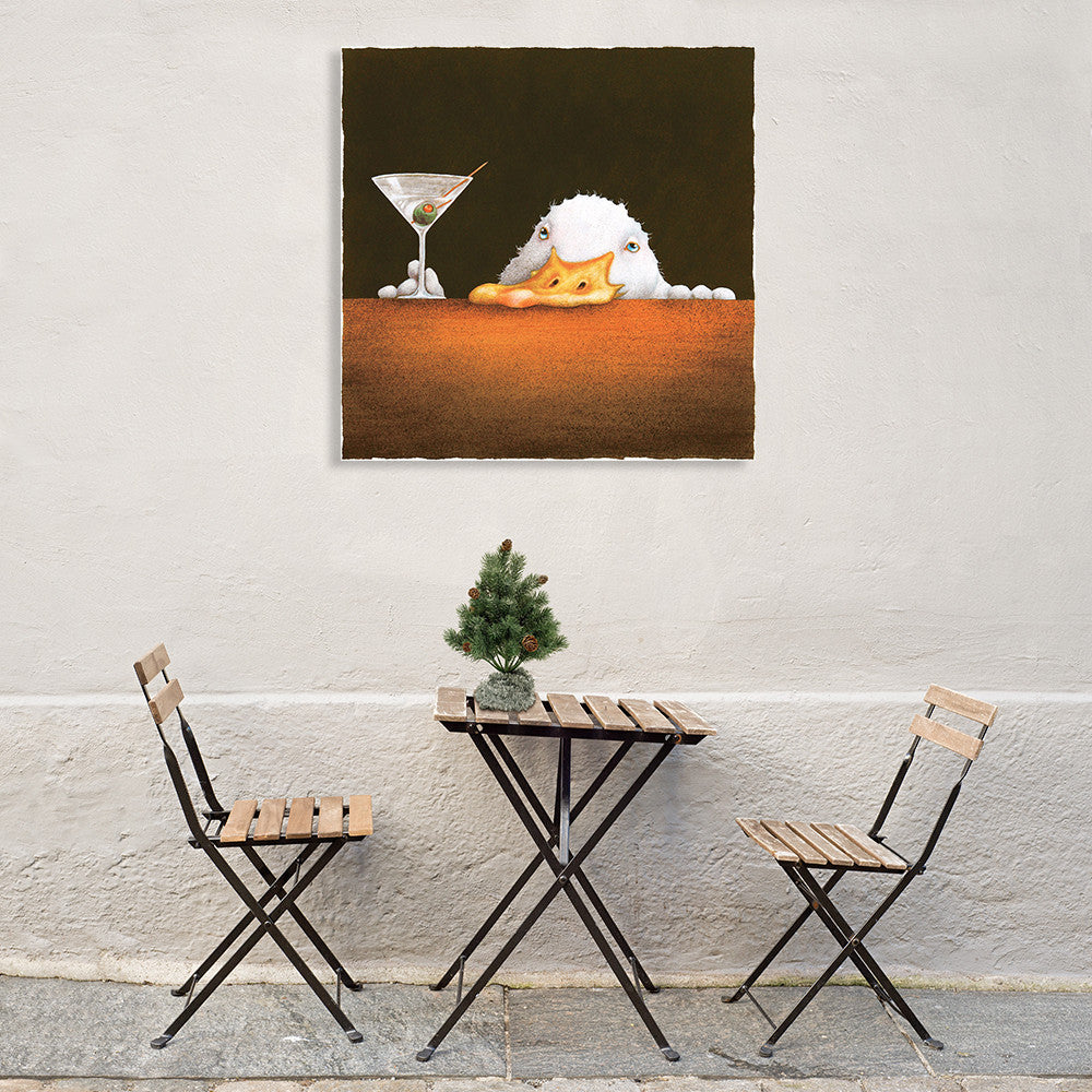 The Bar Bill Wall Art Print on the wall
