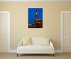 The Big Ben Wall Art Print on the wall