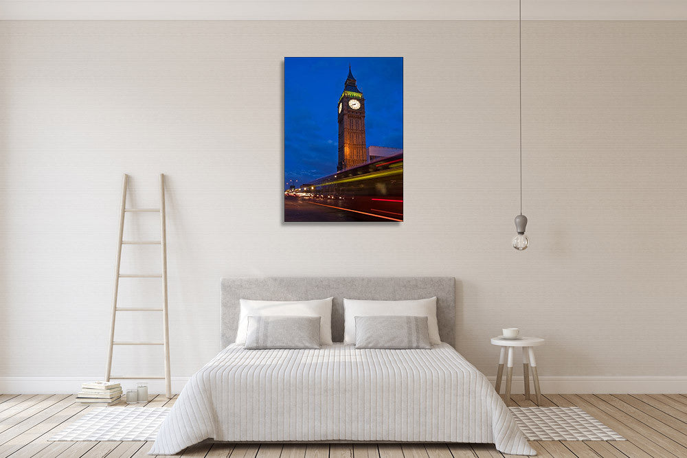 The Big Ben Wall Art Print on the wall