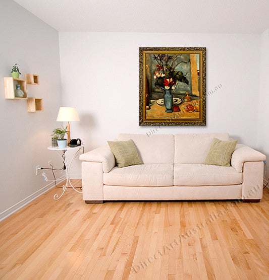 The Blue Vase on the wall