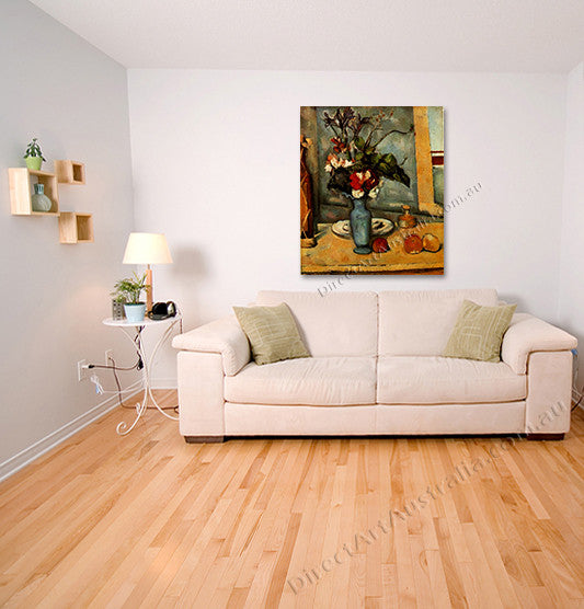The Blue Vase on the wall