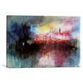 J.M.W. Turner, The Burning of the Houses of Lords and Commons, stretched on a gallery-wrap canvas ready to hang