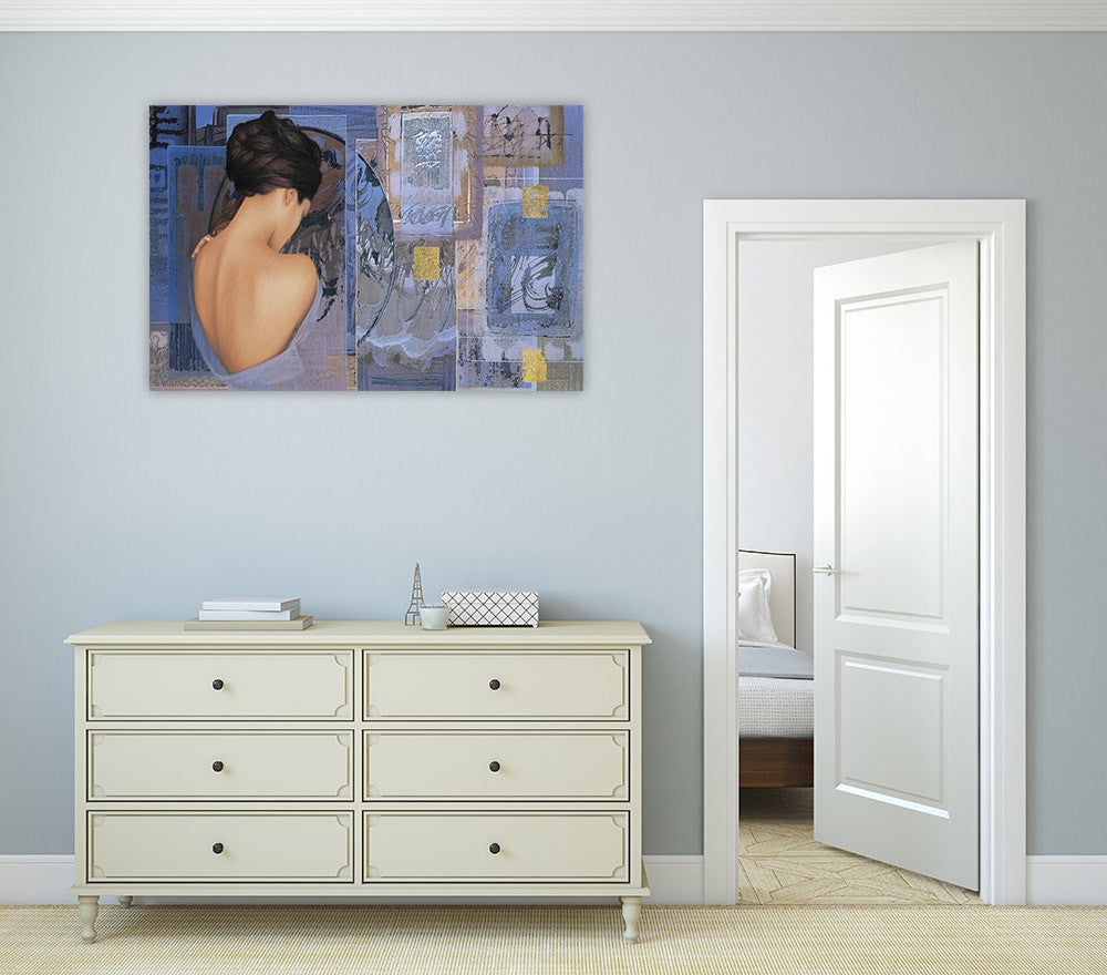 The Chinese Lady II Wall Art Print on the wall