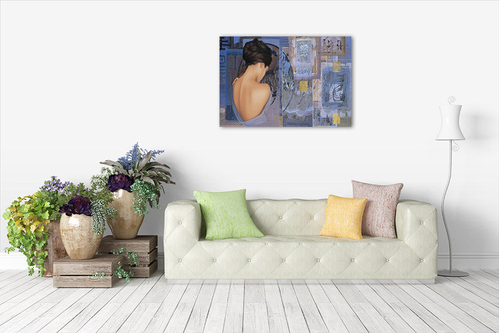 The Chinese Lady II Wall Art Print on the wall