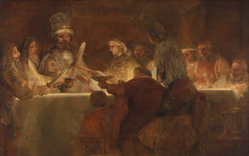 The Conspiracy Of Claudius Civilis Rembrandt