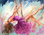 The Dancer on the Branch Wall Art Print