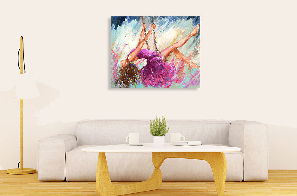 The Dancer on the Branch Wall Art Print on the wall