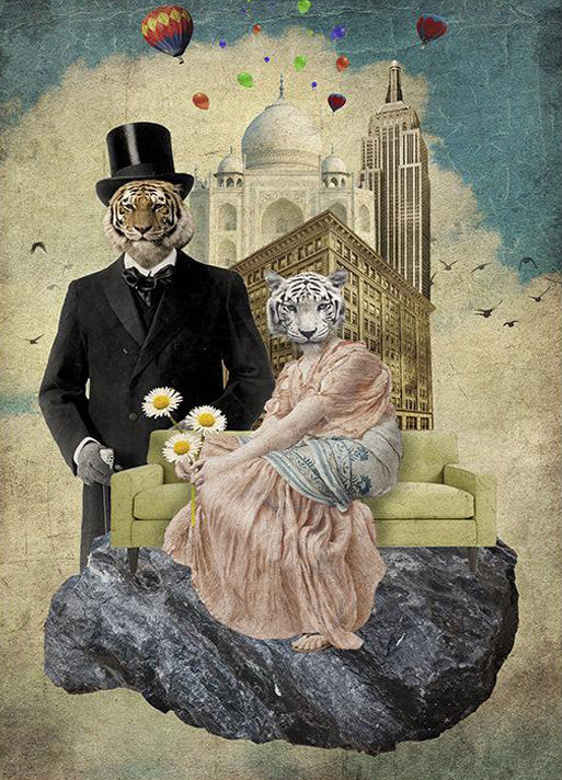 The Eyes of the Tiger Wall Art Print